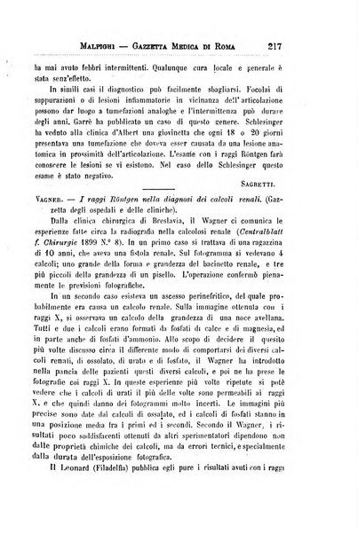 Gazzetta medica Malpighi