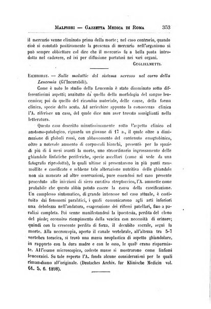 Gazzetta medica Malpighi