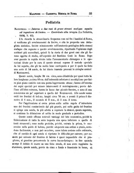 Gazzetta medica Malpighi