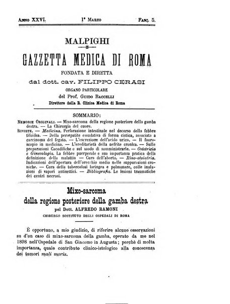 Gazzetta medica Malpighi