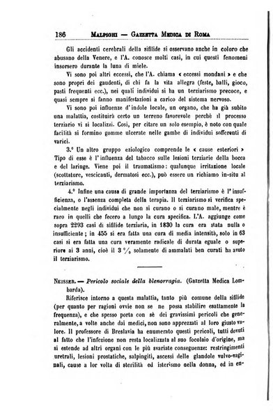 Gazzetta medica Malpighi