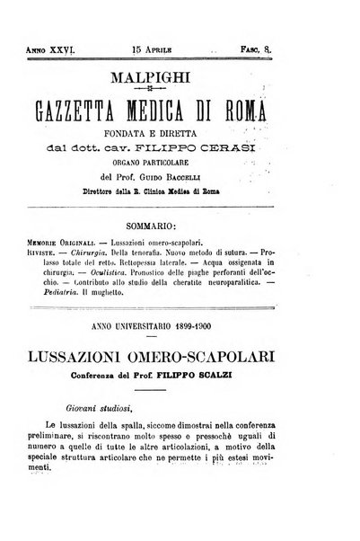 Gazzetta medica Malpighi