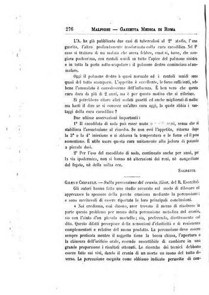 Gazzetta medica Malpighi