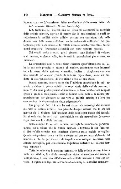 Gazzetta medica Malpighi