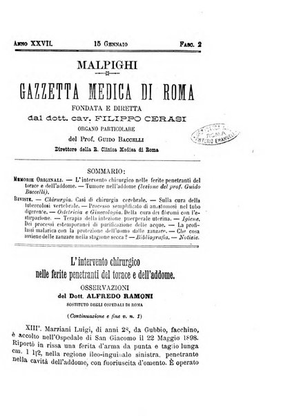 Gazzetta medica Malpighi