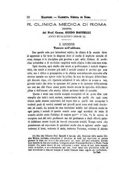 Gazzetta medica Malpighi