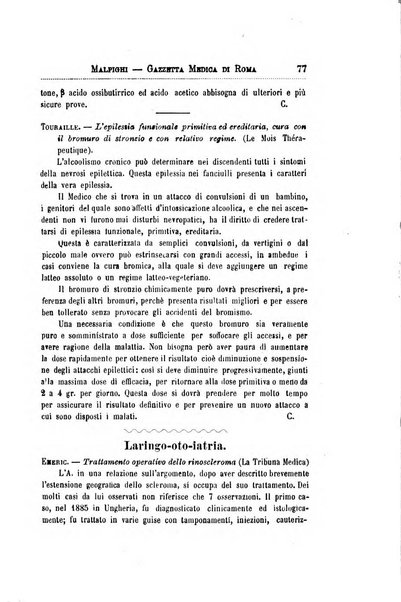 Gazzetta medica Malpighi