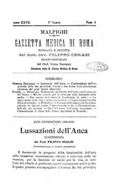 Gazzetta medica Malpighi