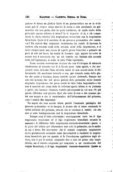 Gazzetta medica Malpighi