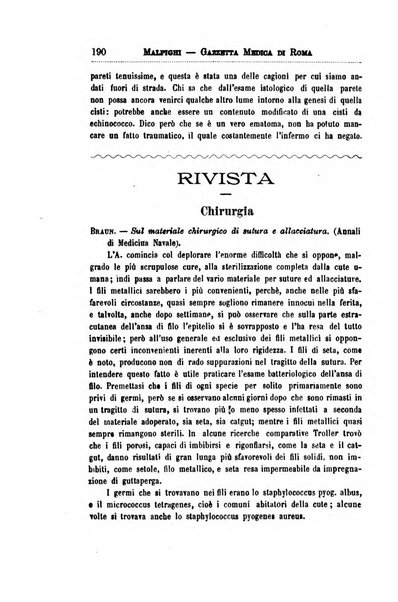 Gazzetta medica Malpighi