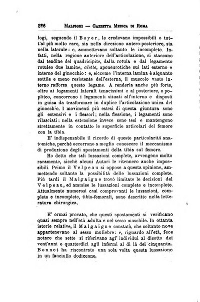 Gazzetta medica Malpighi