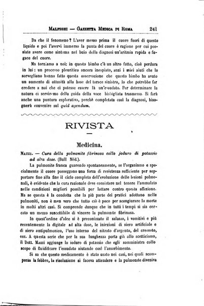 Gazzetta medica Malpighi