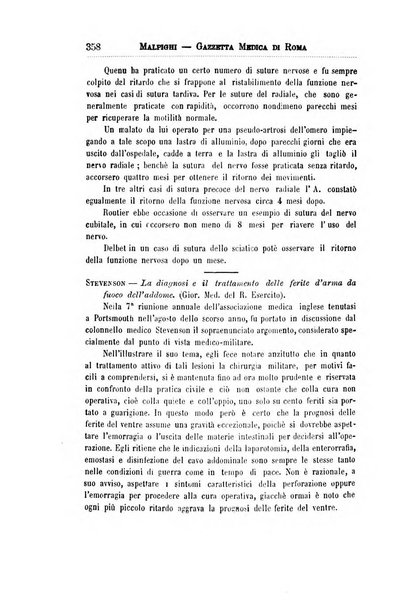 Gazzetta medica Malpighi