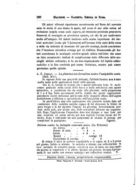 Gazzetta medica Malpighi