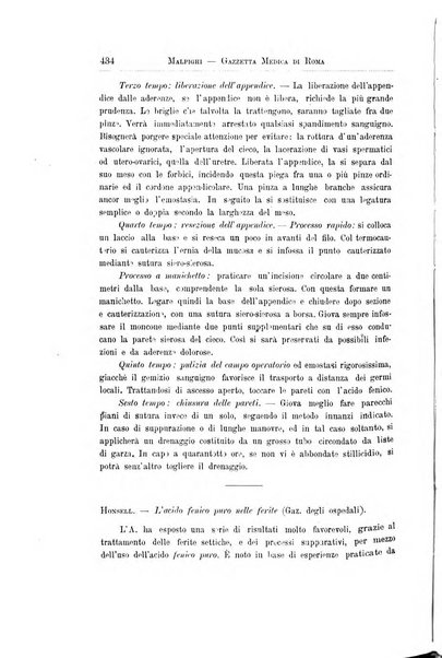 Gazzetta medica Malpighi