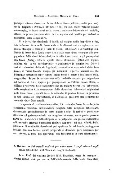 Gazzetta medica Malpighi