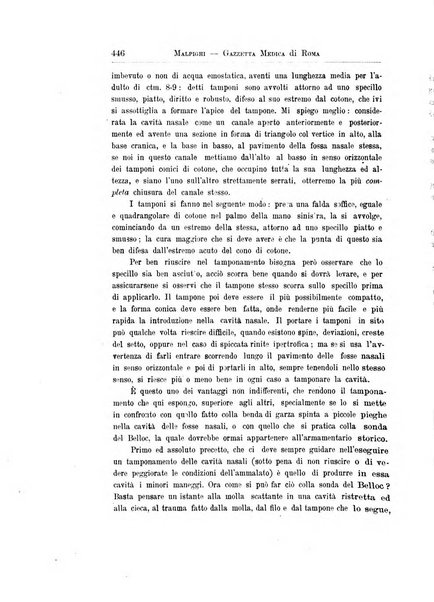 Gazzetta medica Malpighi