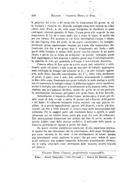 Gazzetta medica Malpighi