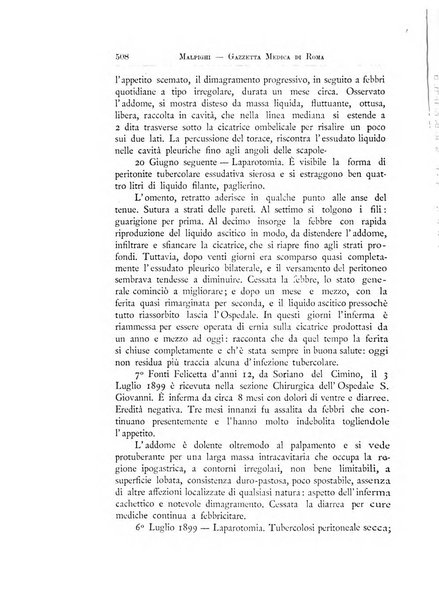 Gazzetta medica Malpighi