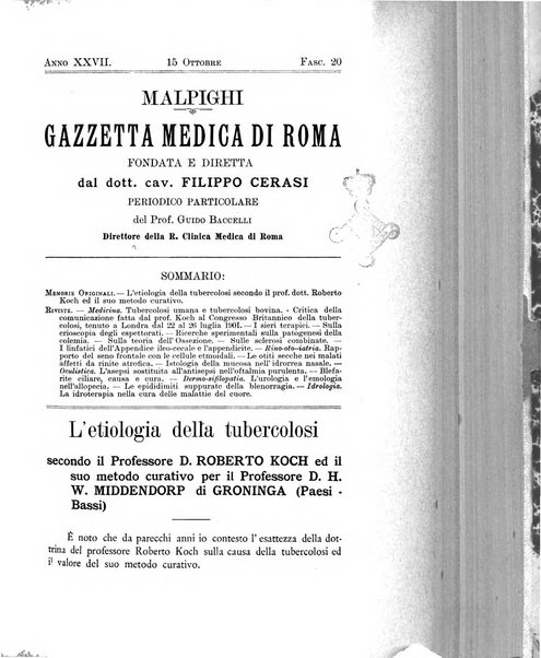 Gazzetta medica Malpighi