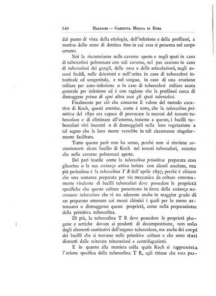 Gazzetta medica Malpighi