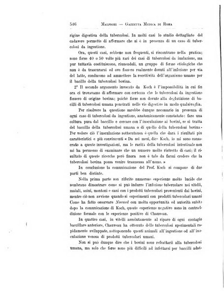 Gazzetta medica Malpighi