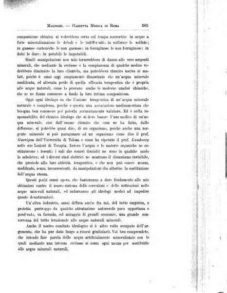 Gazzetta medica Malpighi