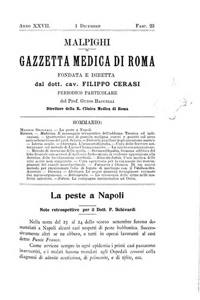 Gazzetta medica Malpighi