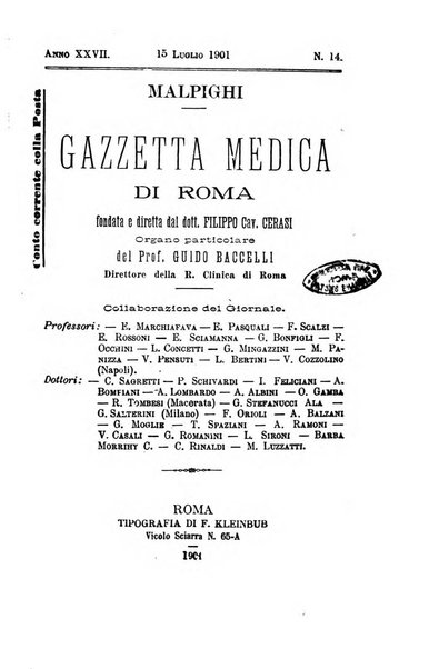 Gazzetta medica Malpighi