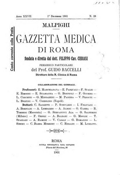 Gazzetta medica Malpighi