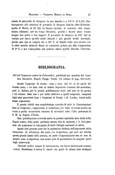 Gazzetta medica Malpighi