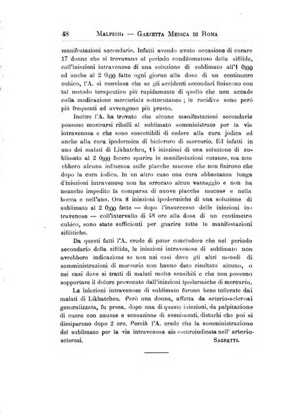 Gazzetta medica Malpighi