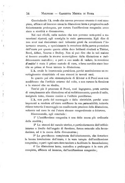 Gazzetta medica Malpighi