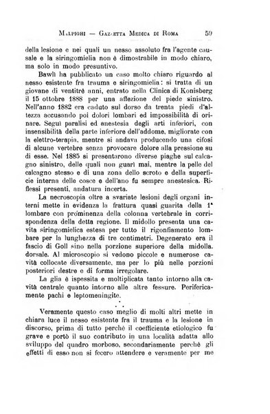 Gazzetta medica Malpighi