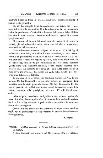 Gazzetta medica Malpighi