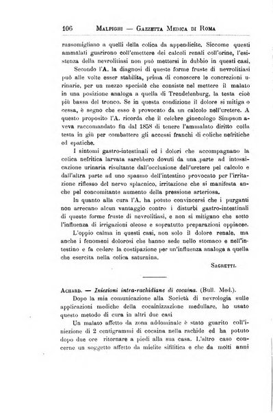 Gazzetta medica Malpighi