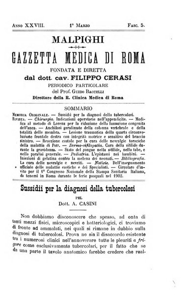 Gazzetta medica Malpighi