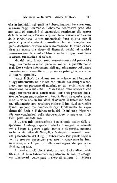 Gazzetta medica Malpighi