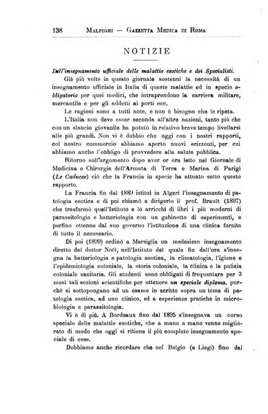 Gazzetta medica Malpighi