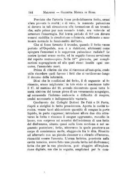 Gazzetta medica Malpighi