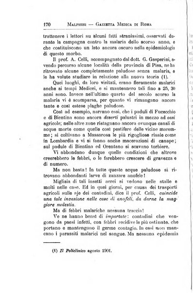 Gazzetta medica Malpighi