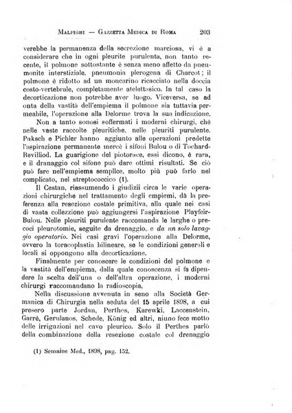 Gazzetta medica Malpighi