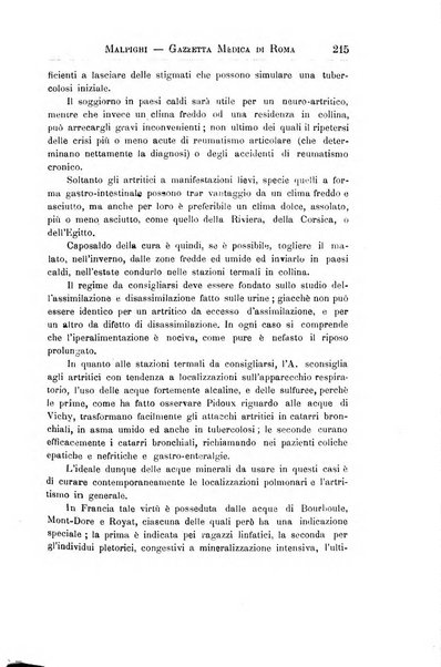 Gazzetta medica Malpighi