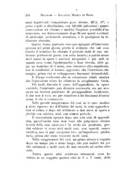 Gazzetta medica Malpighi