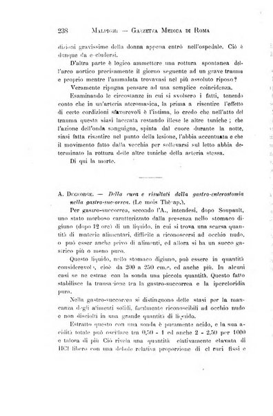 Gazzetta medica Malpighi