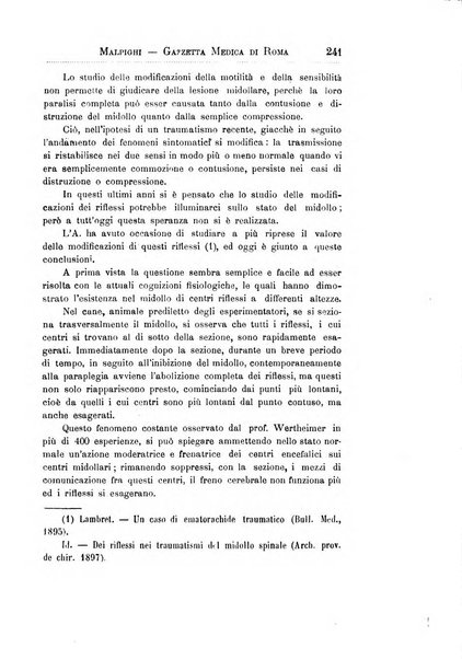 Gazzetta medica Malpighi