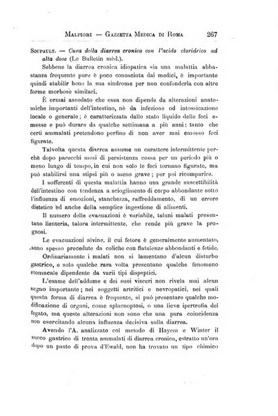 Gazzetta medica Malpighi