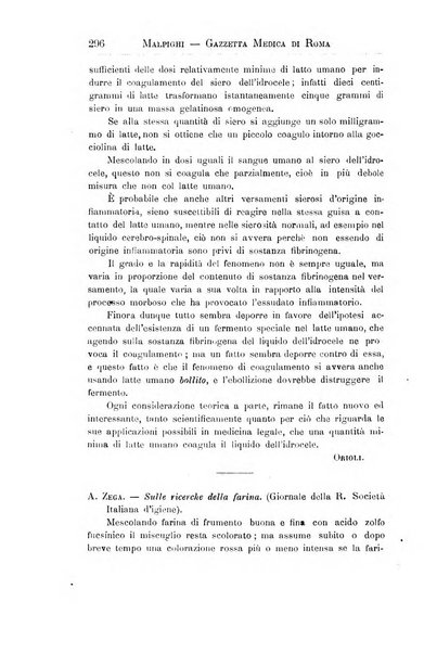 Gazzetta medica Malpighi