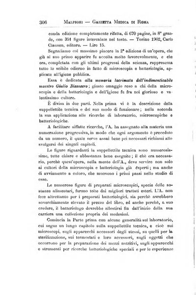 Gazzetta medica Malpighi