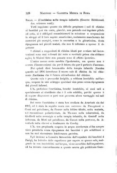 Gazzetta medica Malpighi